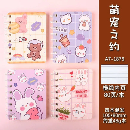 Cute Animal Spiral Notebooks - The Mage's Emporium Kore Kawaii Kore Kawaii Shopify Collective Used English Japanese Style Comic Book