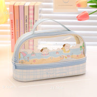 Cute Animals Transparent Pencil Case - The Mage's Emporium Kore Kawaii Kore Kawaii Shopify Collective Used English Japanese Style Comic Book
