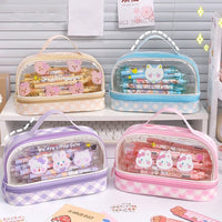 Cute Animals Transparent Pencil Case - The Mage's Emporium Kore Kawaii Kore Kawaii Shopify Collective Used English Japanese Style Comic Book