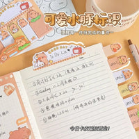 Cute Capybara Bookmark Sticky Notes - The Mage's Emporium Kore Kawaii Kore Kawaii Shopify Collective Used English Japanese Style Comic Book