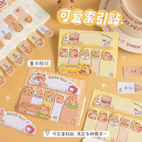Cute Capybara Bookmark Sticky Notes - The Mage's Emporium Kore Kawaii Kore Kawaii Shopify Collective Used English Japanese Style Comic Book