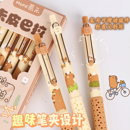 Cute Capybara Gel Pens - The Mage's Emporium Kore Kawaii Kore Kawaii Shopify Collective Used English Japanese Style Comic Book