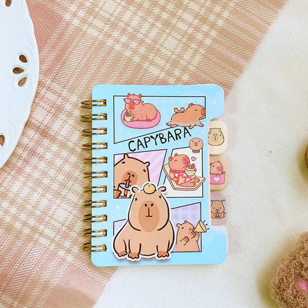 Cute Capybara Mini Notebooks - The Mage's Emporium Kore Kawaii Kore Kawaii Shopify Collective Used English Japanese Style Comic Book