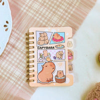Cute Capybara Mini Notebooks - The Mage's Emporium Kore Kawaii Kore Kawaii Shopify Collective Used English Japanese Style Comic Book