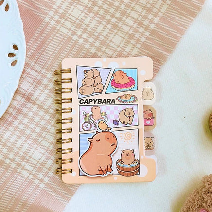 Cute Capybara Mini Notebooks - The Mage's Emporium Kore Kawaii Kore Kawaii Shopify Collective Used English Japanese Style Comic Book