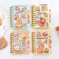Cute Capybara Mini Notebooks - The Mage's Emporium Kore Kawaii Kore Kawaii Shopify Collective Used English Japanese Style Comic Book