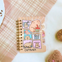 Cute Capybara Mini Notebooks - The Mage's Emporium Kore Kawaii Kore Kawaii Shopify Collective Used English Japanese Style Comic Book