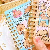 Cute Capybara Mini Notebooks - The Mage's Emporium Kore Kawaii Kore Kawaii Shopify Collective Used English Japanese Style Comic Book