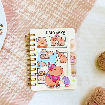 Cute Capybara Mini Notebooks - The Mage's Emporium Kore Kawaii Kore Kawaii Shopify Collective Used English Japanese Style Comic Book