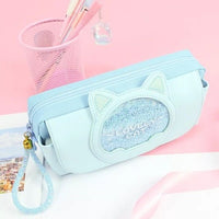Cute Cat Pencil Bag - The Mage's Emporium Kore Kawaii Kore Kawaii Shopify Collective Used English Japanese Style Comic Book