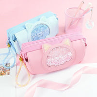 Cute Cat Pencil Bag - The Mage's Emporium Kore Kawaii Kore Kawaii Shopify Collective Used English Japanese Style Comic Book