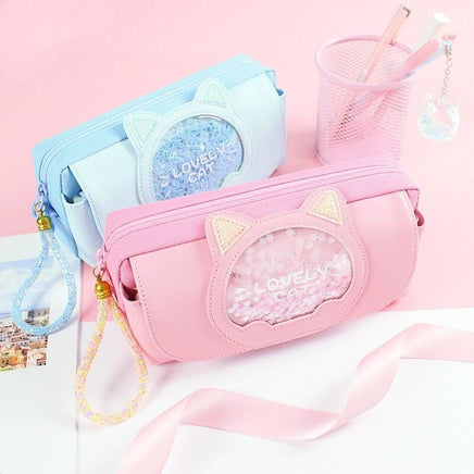 Cute Cat Pencil Bag - The Mage's Emporium Kore Kawaii Kore Kawaii Shopify Collective Used English Japanese Style Comic Book