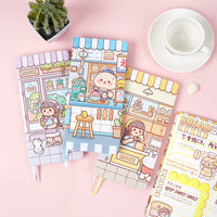 Cute Grid Paper Notebook - The Mage's Emporium Kore Kawaii Kore Kawaii Shopify Collective Used English Japanese Style Comic Book