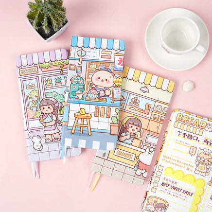 Cute Grid Paper Notebook - The Mage's Emporium Kore Kawaii Kore Kawaii Shopify Collective Used English Japanese Style Comic Book