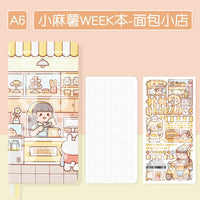 Cute Grid Paper Notebook - The Mage's Emporium Kore Kawaii Kore Kawaii Shopify Collective Used English Japanese Style Comic Book