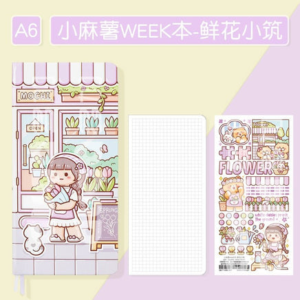 Cute Grid Paper Notebook - The Mage's Emporium Kore Kawaii Kore Kawaii Shopify Collective Used English Japanese Style Comic Book