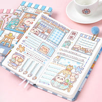 Cute Grid Paper Notebook - The Mage's Emporium Kore Kawaii Kore Kawaii Shopify Collective Used English Japanese Style Comic Book