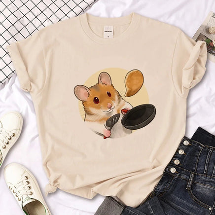 Cute Hamster T-Shirts - The Mage's Emporium Kore Kawaii Kore Kawaii Shopify Collective Used English Japanese Style Comic Book