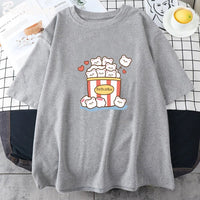 Cute Popcorn Bears T-Shirt - The Mage's Emporium Kore Kawaii Kore Kawaii Shopify Collective Used English Japanese Style Comic Book