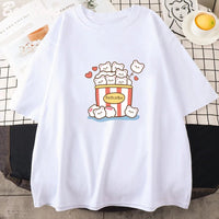 Cute Popcorn Bears T-Shirt - The Mage's Emporium Kore Kawaii Kore Kawaii Shopify Collective Used English Japanese Style Comic Book