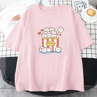 Cute Popcorn Bears T-Shirt - The Mage's Emporium Kore Kawaii Kore Kawaii Shopify Collective Used English Japanese Style Comic Book