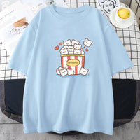 Cute Popcorn Bears T-Shirt - The Mage's Emporium Kore Kawaii Kore Kawaii Shopify Collective Used English Japanese Style Comic Book