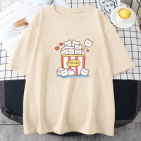 Cute Popcorn Bears T-Shirt - The Mage's Emporium Kore Kawaii Kore Kawaii Shopify Collective Used English Japanese Style Comic Book
