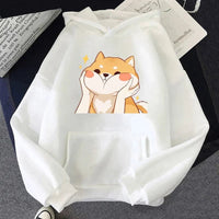 Cute Shiba Inu Graphic Hoodie - The Mage's Emporium Kore Kawaii Kore Kawaii Shopify Collective Used English Japanese Style Comic Book