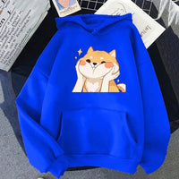 Cute Shiba Inu Graphic Hoodie - The Mage's Emporium Kore Kawaii Kore Kawaii Shopify Collective Used English Japanese Style Comic Book
