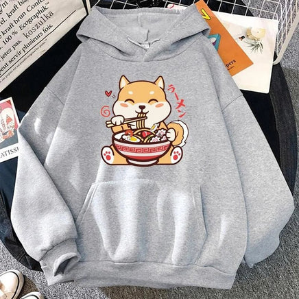 Cute Shiba Inu Ramen Hoodie - The Mage's Emporium Kore Kawaii Kore Kawaii Shopify Collective Used English Japanese Style Comic Book