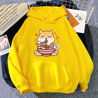 Cute Shiba Inu Ramen Hoodie - The Mage's Emporium Kore Kawaii Kore Kawaii Shopify Collective Used English Japanese Style Comic Book