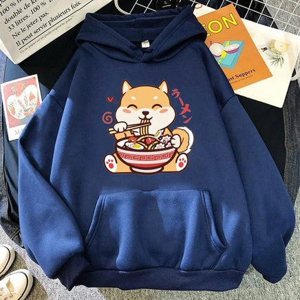Cute Shiba Inu Ramen Hoodie - The Mage's Emporium Kore Kawaii Kore Kawaii Shopify Collective Used English Japanese Style Comic Book