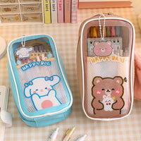 Cute Transparent Pencil Case - The Mage's Emporium Kore Kawaii Kore Kawaii Shopify Collective Used English Japanese Style Comic Book