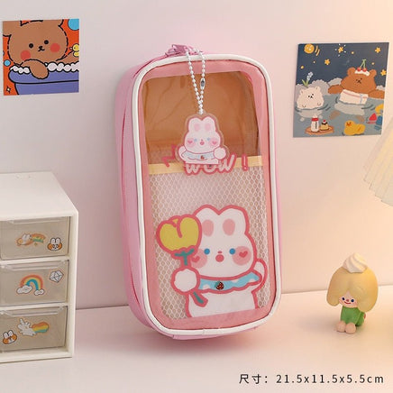 Cute Transparent Pencil Case - The Mage's Emporium Kore Kawaii Kore Kawaii Shopify Collective Used English Japanese Style Comic Book