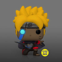 Funko Pop! Animation: Boruto: Naruto Next Generations - Boruto with Marks #1035 Glow-in-the-Dark Entertainment Earth Exclusive