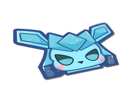 Pokemon: Glaceon Eeveelution Peeker