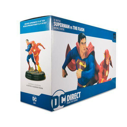 DC Battle Superman vs. The Flash Racing Statue - The Mage's Emporium ToyShnip Shopify Collective ToyShnip Used English Action Figure Japanese Style Comic Book