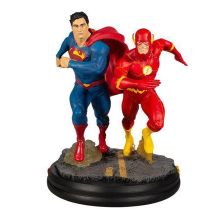 DC Battle Superman vs. The Flash Racing Statue - The Mage's Emporium ToyShnip Shopify Collective ToyShnip Used English Action Figure Japanese Style Comic Book