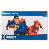 DC Battle Superman vs. The Flash Racing Statue - The Mage's Emporium ToyShnip Shopify Collective ToyShnip Used English Action Figure Japanese Style Comic Book