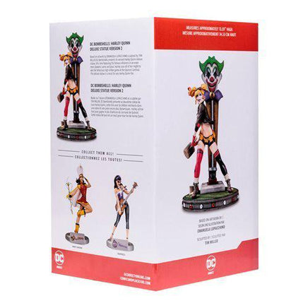 DC Bombshells Harley Quinn Deluxe Version 2 Statue - The Mage's Emporium ToyShnip Shopify Collective ToyShnip Used English Action Figure Japanese Style Comic Book