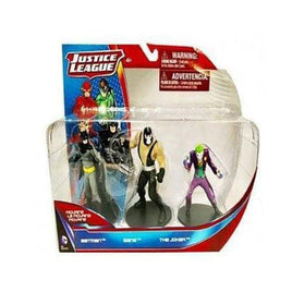 DC Comics: Justice League of America Action Figure 3-Pack - Batman", " Bane", " The Joker