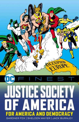 DC Finest Justice Society Of America For America And Democracy TPB - The Mage's Emporium The Multiverse Shopify Collective The Multiverse Used English Graphic Novels Japanese Style Comic Book