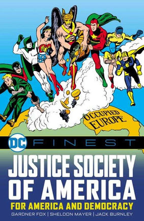 DC Finest Justice Society Of America For America And Democracy TPB - The Mage's Emporium The Multiverse Shopify Collective The Multiverse Used English Graphic Novels Japanese Style Comic Book