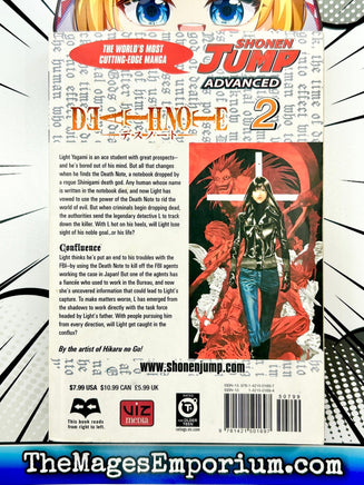 Death Note Vol 2 - The Mage's Emporium Viz Media 2409 BackInStock freebies Used English Manga Japanese Style Comic Book