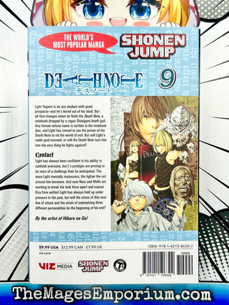 Death Note Vol 9 - The Mage's Emporium Viz Media 2406 BIS6 copydes Used English Manga Japanese Style Comic Book