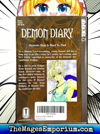 Demon Diary Vol 4 - The Mage's Emporium Tokyopop 2411 BackInStock Used English Manga Japanese Style Comic Book