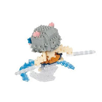 Demon Slayer Inosuke Hashibira Beast Breathing Nanoblock Character Collection Series Constructible Figure