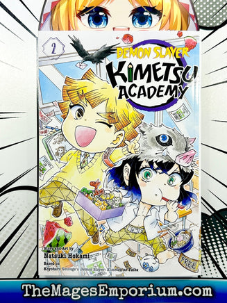 Demon Slayer Kimetsu Academy Vol 2 BRAND NEW RELEASE - The Mage's Emporium Viz Media 2404 alltags description Used English Manga Japanese Style Comic Book