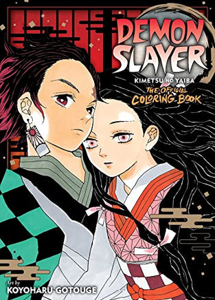 Demon Slayer The Official Coloring Book (3 Pages Colored) - The Mage's Emporium Viz Media 2412 UPDATEMETA Used English Manga Japanese Style Comic Book