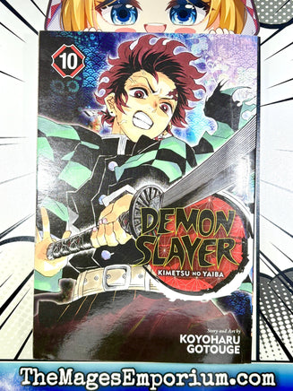 Demon Slayer Vol 10 - The Mage's Emporium Viz Media 2412 BackInStock Used English Manga Japanese Style Comic Book